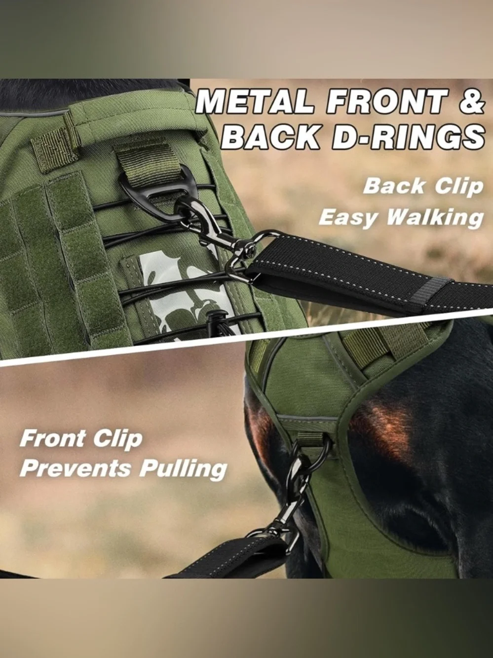 Wingoin Heavy Duty Tactical Dog Harness- Size L- BNWOT